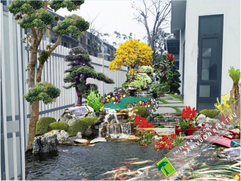 Cách thi công hòn non bộ