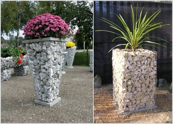 trồng hoa bằng đá, ý tưởng mới lạ, đặc sắc